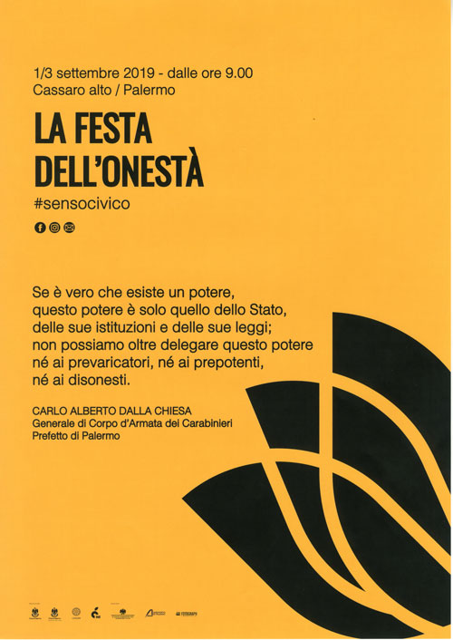 festa onest&agrave; 2019